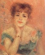 Pierre-Auguste Renoir Portrait of t he Actress Jeanne Samary oil painting picture wholesale